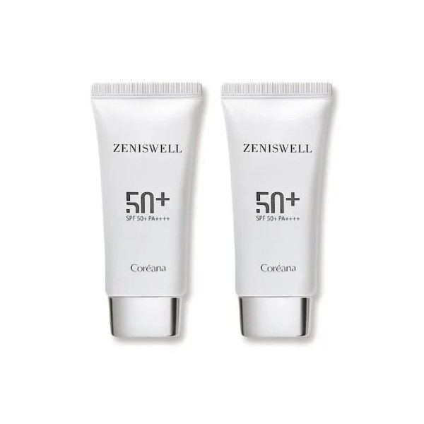 [코리아나] 제니스웰 UV 프로텍션 수딩 선크림50g x 2개 (3중 기능성)(업체별도 무료배송)