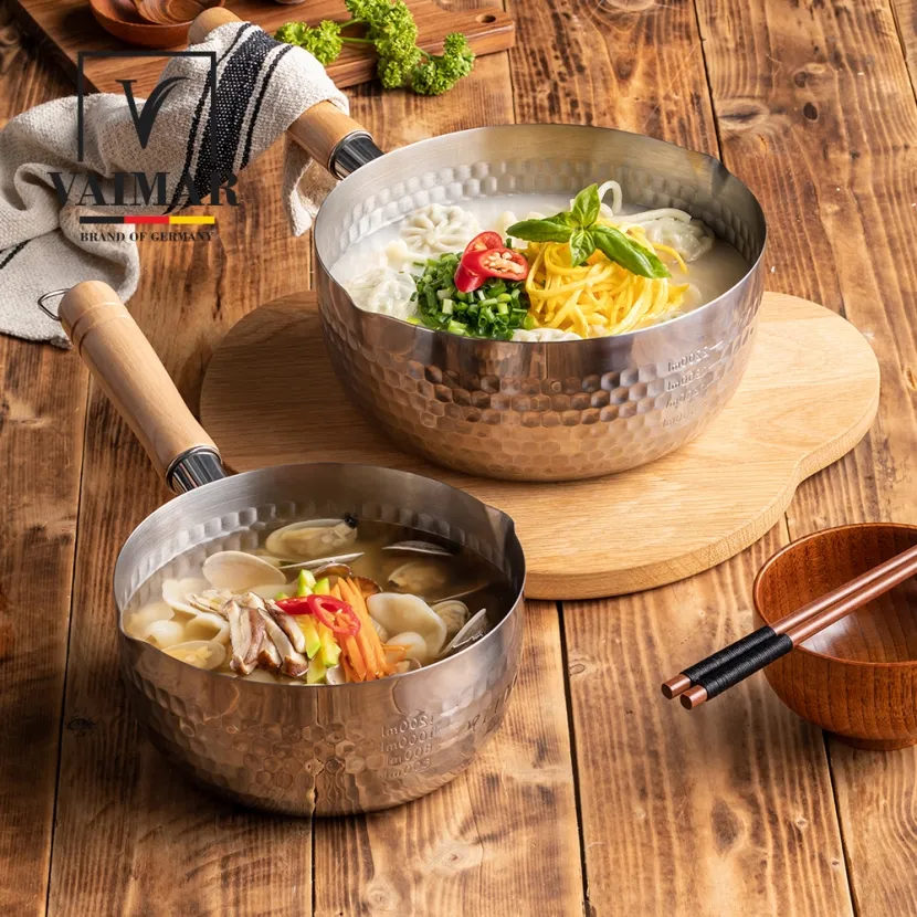 [바이마르] 버닝 인덕션 함마톤 편수냄비 18cm/22cm (업체별도 무료배송)