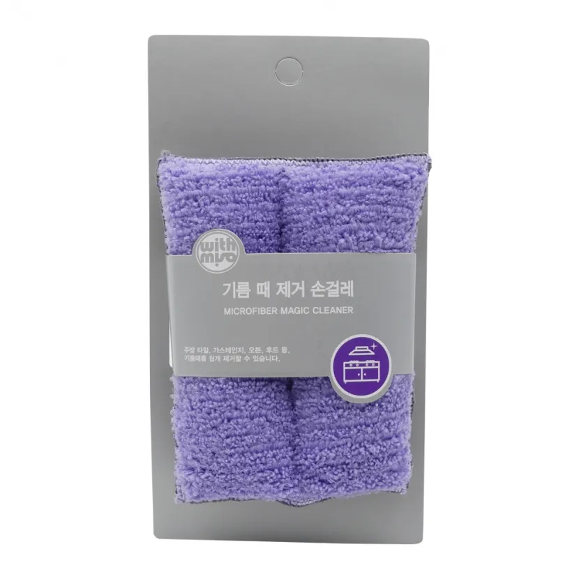[위드미소] 마이크로화이버 다용도 주방청소 손걸레 3종세트 (업체별도 무료배송)