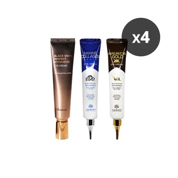 [애슈미] 마린/골드/블랙스네일/ 아이크림 40ml * 4개 (미백/주름개선 기능성)(업체별도 무료배송)