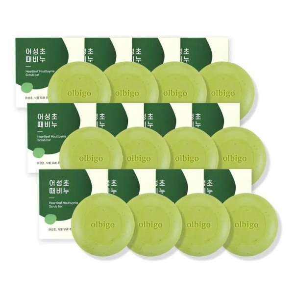 [올비고] 어성초 때비누 클렌징바 100g * 12개 (업체별도 무료배송)