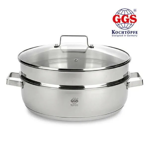 [GGS] IH인덕션 3중바닥 스텐 찜냄비/찜기/찜솥 (업체별도 무료배송)