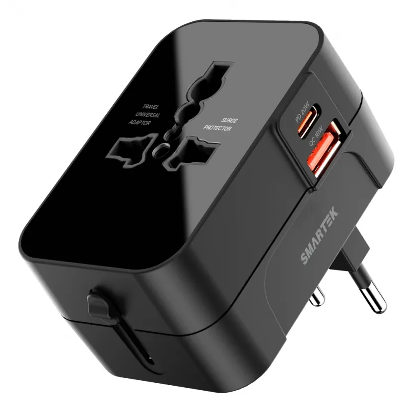 [스마텍] PD 20W 고속충전 여행용 멀티 어댑터 ST-TC100 (업체별도 무료배송)