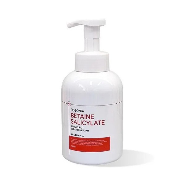 [포고니아] 베타인 살리실레이트 아크네 클렌징폼 500ml (여드름완화 기능성)(업체별도 무료배송)