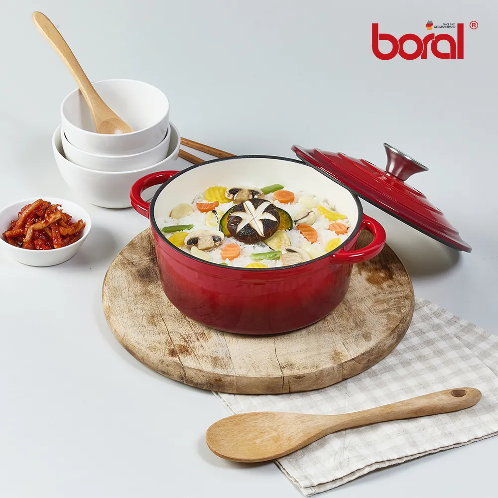 [Boral] 보랄 더 키친 IH 양수 묵직한 주물냄비 20CM BR-MP20(업체별도 무료배송)