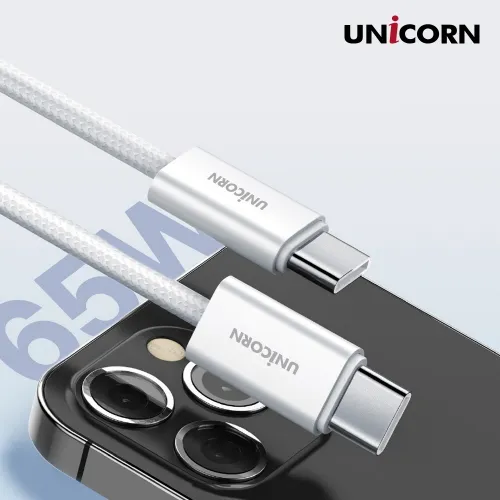 유니콘 USB C to C타입 65W 초고속 충전 데이터 케이블 PLC-1M65W (업체별도 무료배송)