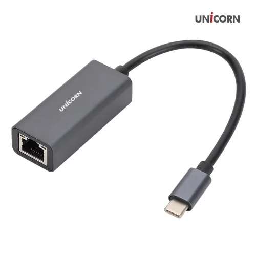 [유니콘] USB3.1 Gen1 C타입 GIGA 유선랜카드 1Gbps 알루미늄바디 CLAN-1000GC (업체별도 무료배송)