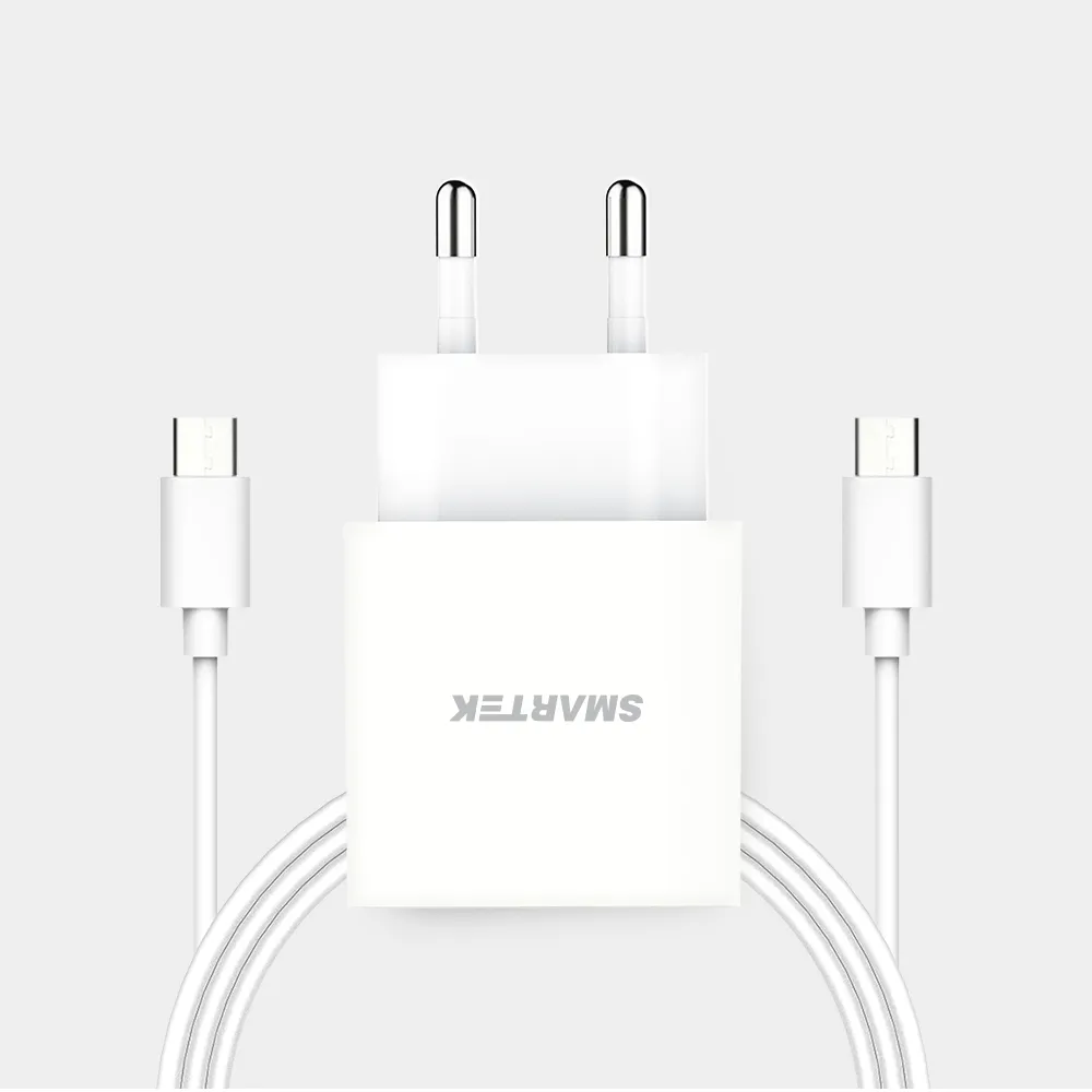 [스마텍] 20W 2포트 PD 고속 충전기 케이블 세트 STPD-DU20CT ( 업체별도 무료배송)