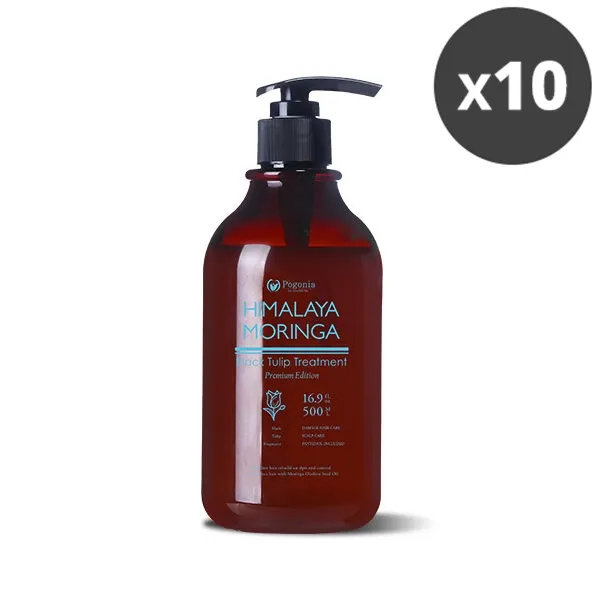 [포고니아] 히말라야 모링가 블랙튤립 트리트먼트 500ml x 10개 (업체별도 무료배송)