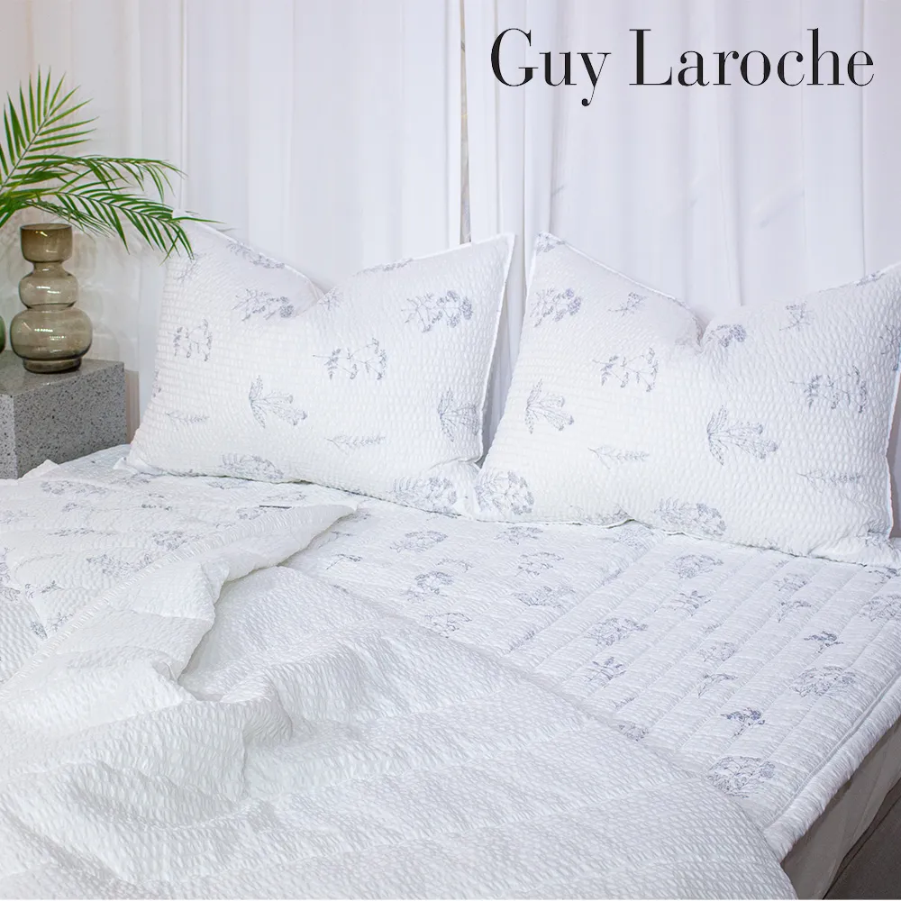 [Guy Laroche] 기라로쉬 테라피 시어서커 세트 Q(이불+패드+베게2P)(업체별도 무료배송)