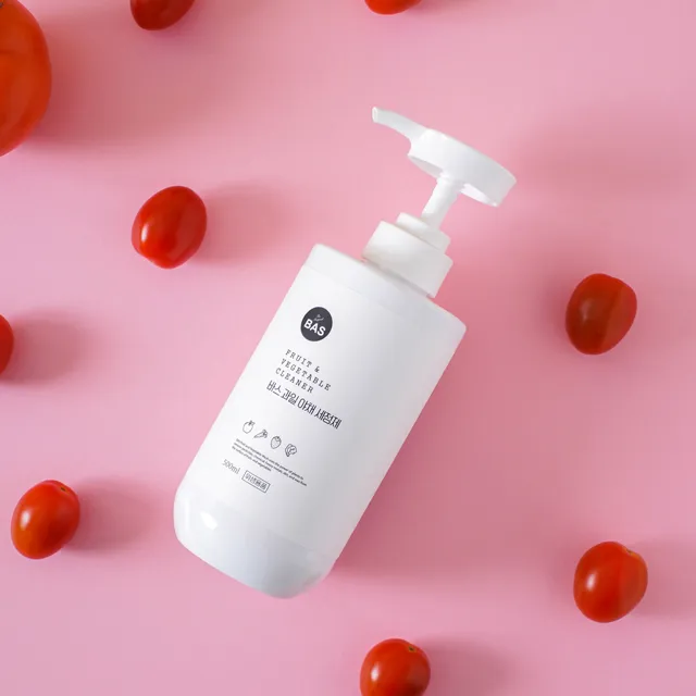 BAS 액상형 과일 야채 세정제 1+1 (총 1,000ml)(업체별도 무료배송)