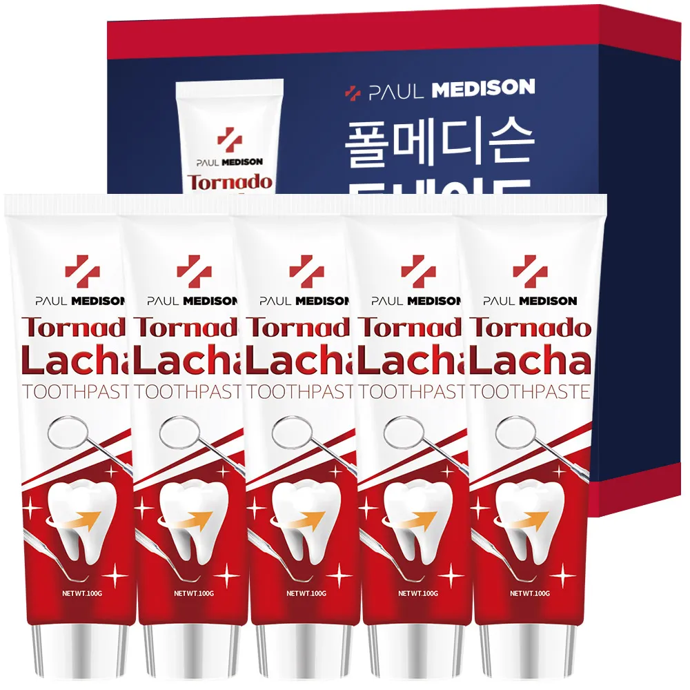 [폴메디슨] 토네이도 라차치약 5개입 1세트 (업체별도 무료배송)