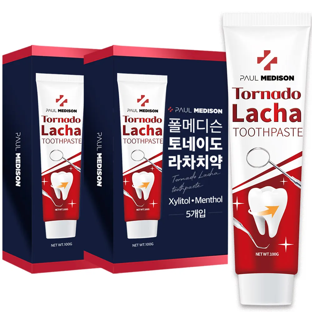 [폴메디슨] 토네이도 라차치약 5개입 2세트 (업체별도 무료배송)