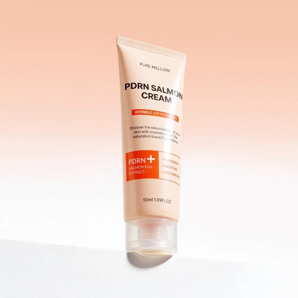 [1+1][퓨어멜로우] PDRN 연어 크림 50ml (미백/주름개선 기능성)(업체별도 무료배송)