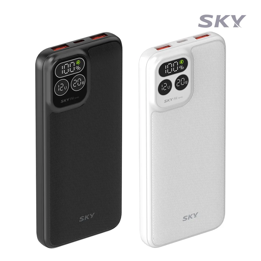 [스카이] 필 22.5W LCD 고속충전 보조배터리 10000mAh PD10 (업체별도 무료배송)