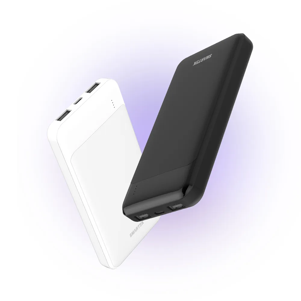 [스마텍] 10000mAh 여행용 3포트 동시 충전 보조배터리 대용량 C타입 USB STPB-GB1 (업체별도 무료배송)