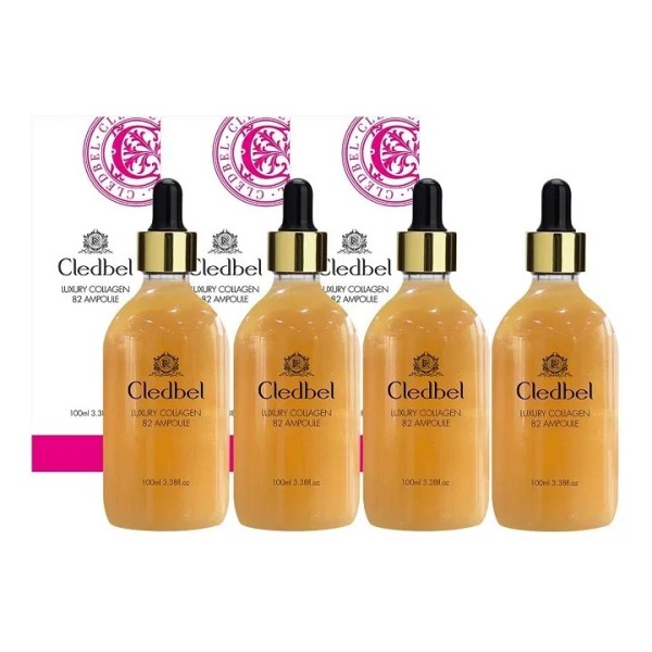 [끌레드벨] 럭셔리 콜라겐 82 앰플 100ml x 4개입 (미백/주름개선 기능성)(업체별도 무료배송)