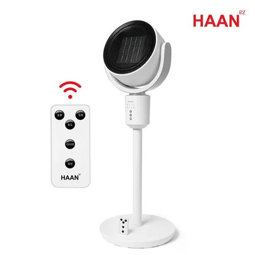 [한경희] 써큘레이터형 리모컨 PTC 스탠드 온풍 팬히터 전기난로 HAAN-P3000 (업체별도 무료배송)