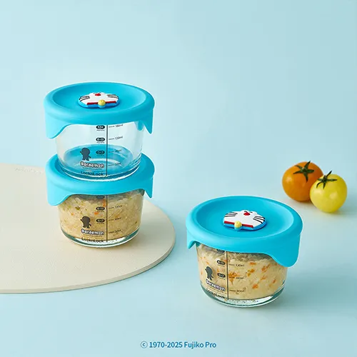 [락앤락] X 도라에몽 바로한끼 이유식용기 230ml 3P 세트 (업체별도 무료배송)