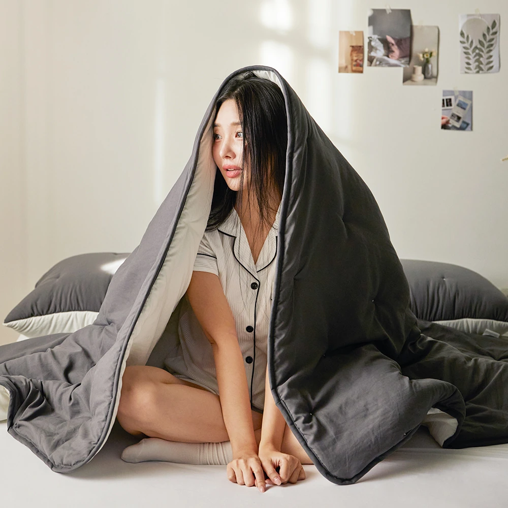[베네베딩] 사계절/간절기 고온 워싱 부드러운 리버서블 차렵이불 (업체별도 무료배송)