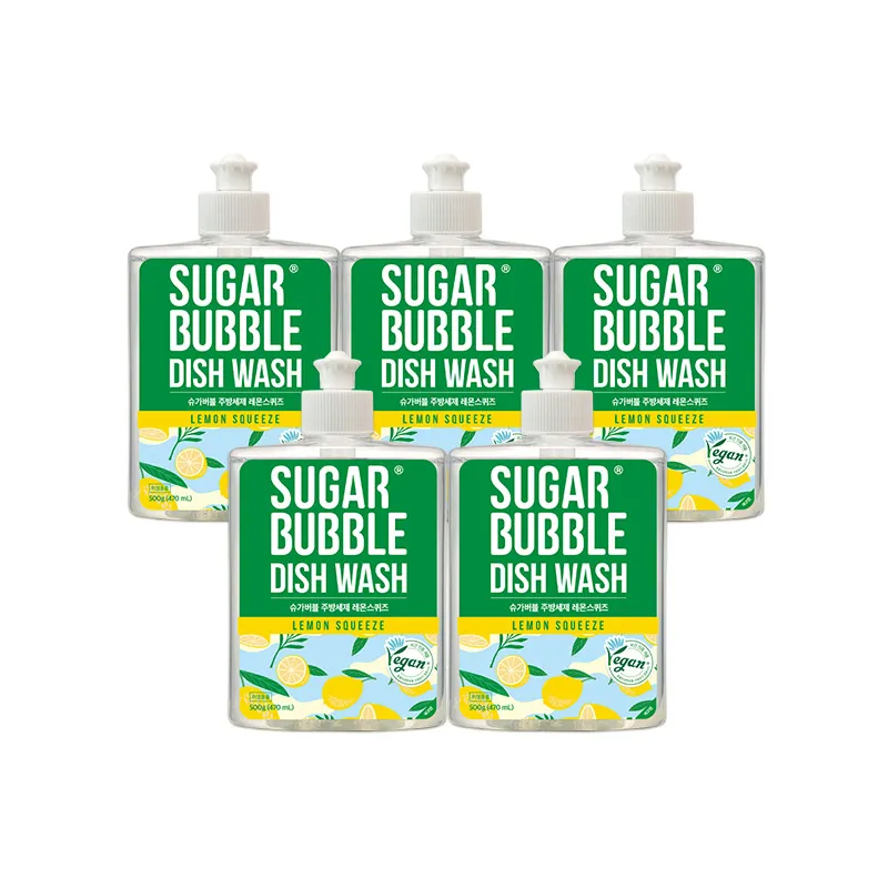 [슈가버블] 레몬스퀴즈 주방세제 470ml x 5개 (업체별도 무료배송)