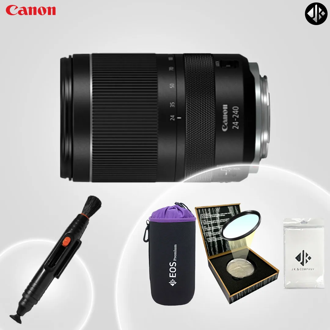 캐논 RF 24-240mm F4-6.3 IS USM + 융 + 방수파우치 + 렌즈 클리닝펜 + 72mm전용필터 _WJK