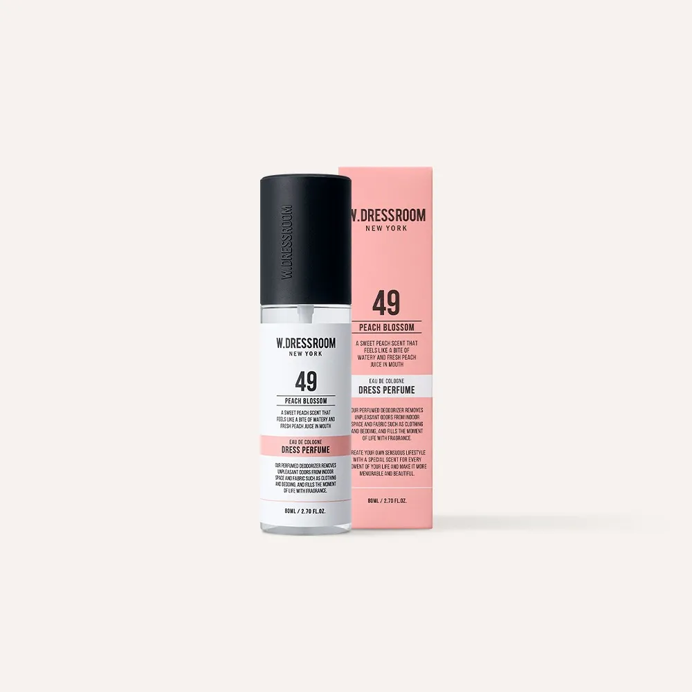 [1+1][더블유드레스룸] 드레스퍼퓸 포터블 피치블라썸 80ml (업체별도 무료배송)