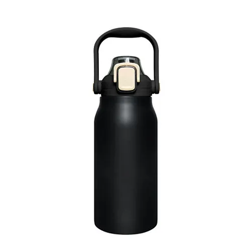 [쿠팸] C9 탑 핸들 와이드 텀블러 1300ml (제트 블랙) (업체별도 무료배송)