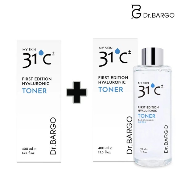 [1+1][닥터바르고] 퍼스트 에디션 히알루론산 수분 토너 400ml (업체별도 무료배송)