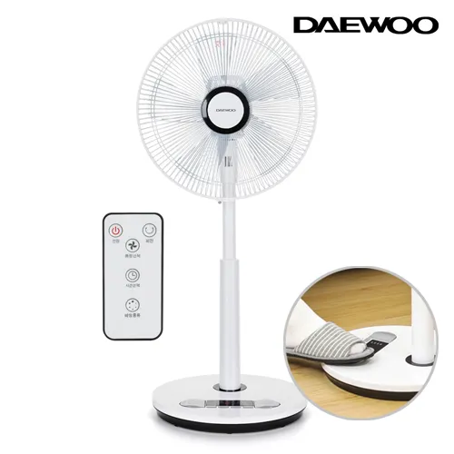 [대우] 14인치 5엽 발터치 리모컨 선풍기 DEF-KL140C (업체별도 무료배송)