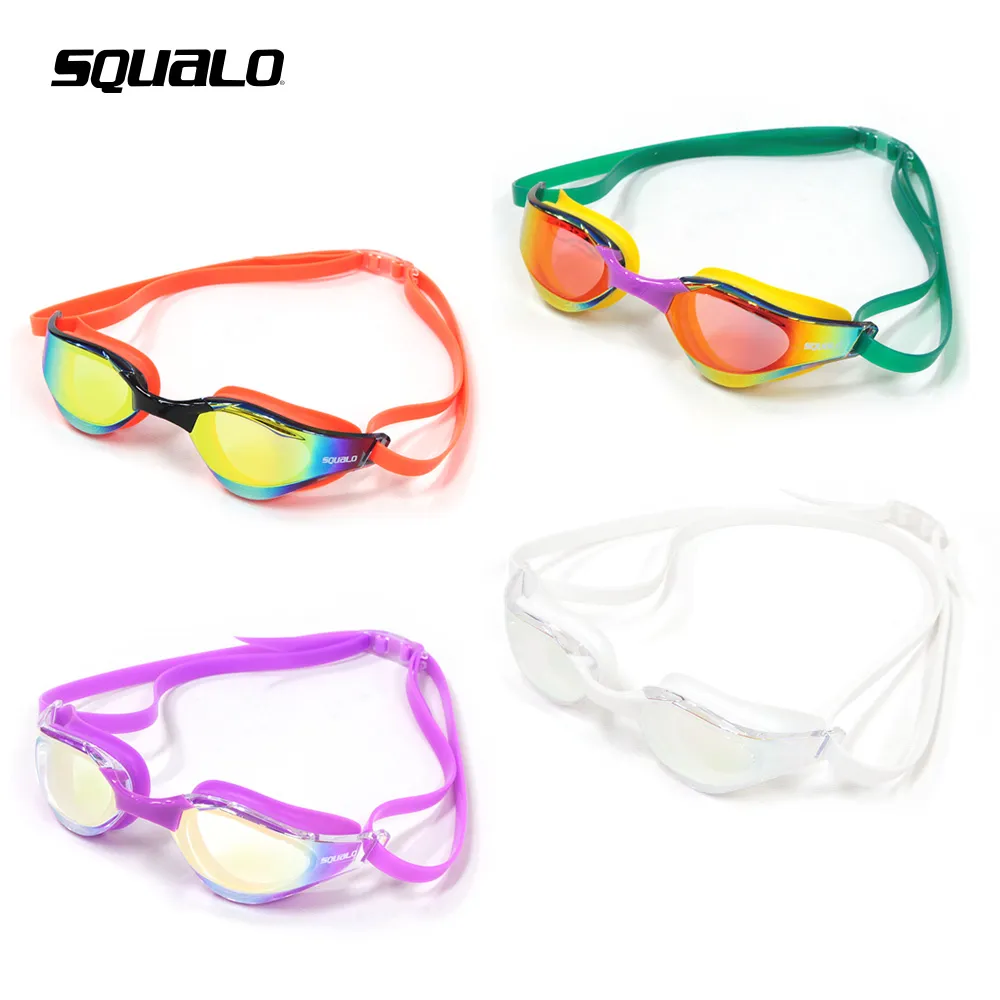 스쿠알로 SQUALO 경기용 레이싱 미러 수경 김서리 방지형 SGL-1001M (업체별도 무료배송)