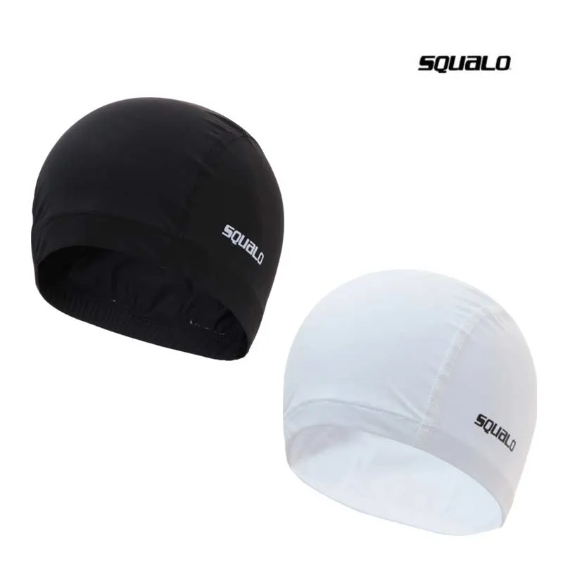 스쿠알로 SQUALO 아이부터 성인까지 천 스판수모 수영모 아쿠아로빅 스파 (업체별도 무료배송)