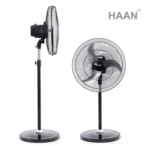 [한경희] 20인치 블랙에디션 5단풍속 스탠드 대형 업소용 선풍기 HAAN-BF1020 (업체별도 무료배송)