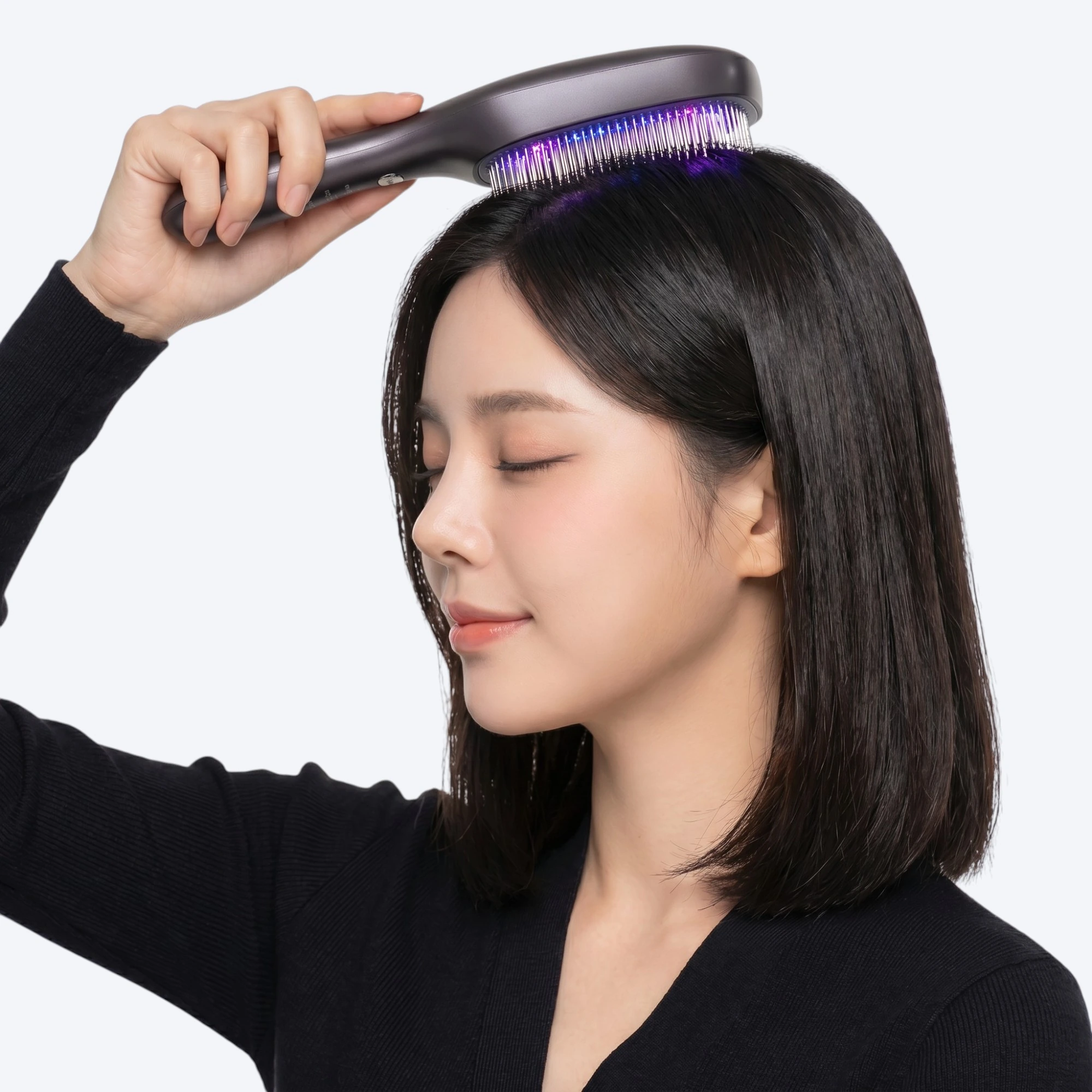 (리퍼) 펄케어 터치뷰티 두피 마사지기 탈모 케어 관리기 음이온 모발 관리 디바이스 (업체별도 무료배송)