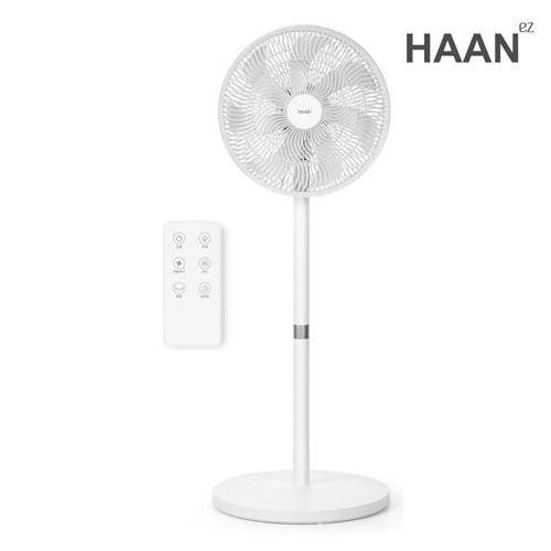 [한경희] 저소음 3way 리모컨 스탠드 가정용 선풍기 HAAN-HAC100R(업체별도 무료배송)