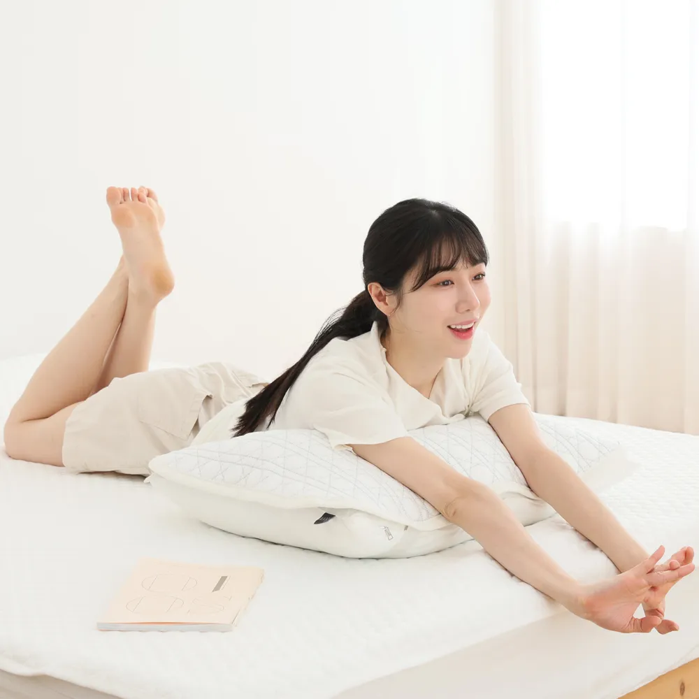 발릴라 냉감패드 쿨매트 화이트 고정밴드(슈퍼싱글,퀸)(업체별도 무료배송)