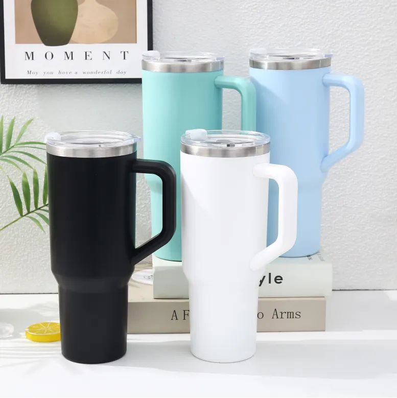 대용량 1200ml 스텐 텀블러 + 빨대포함(업체별도 무료배송)