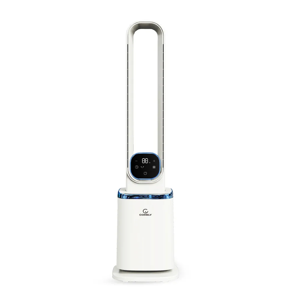 [코멜리] BLDC 날개없는 무소음 리모컨 아기 타워팬선풍기(신형) CYF-DC1400 (업체별도 무료배송)