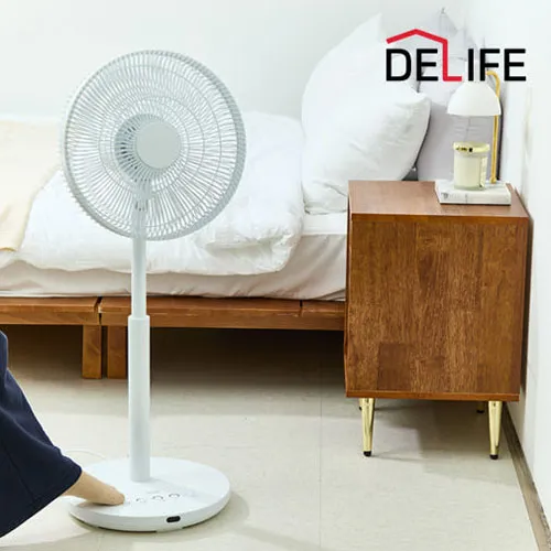 [디라이프] 에어 스탭 풋터치 선풍기 DLA-FT100C / 리모컨 포함(업체별도 무료배송)