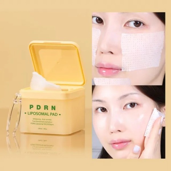 [1+1][리르] PDRN 리포좀10만 토너패드 80매 (업체별도 무료배송)