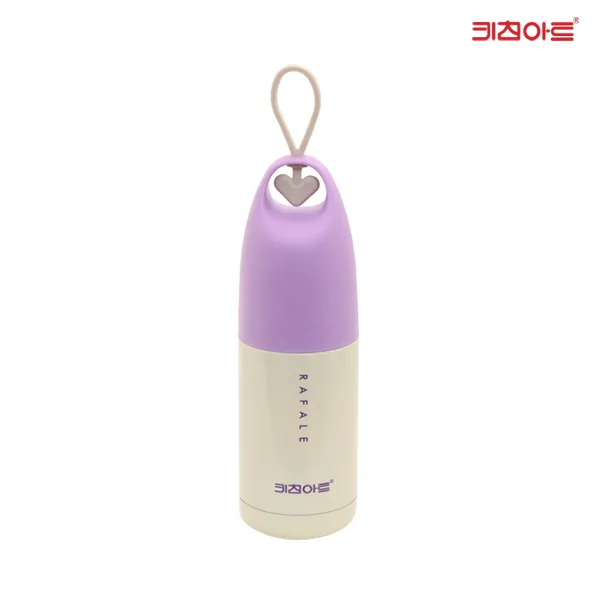 [키친아트] 러브리 스텐레스 보온병 퍼플 260ml (업체별도 무료배송)