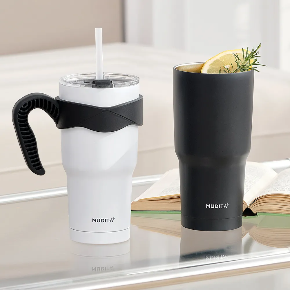 [리본제이]무디타 이중 진공 대용량 스텐 텀블러 900ml 2개세트