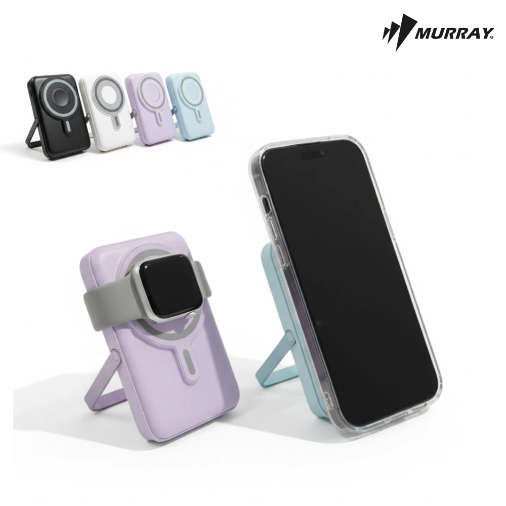 [머레이][링스티커 증정]10000mAh 맥세이프 보조배터리 WH-DOC 애플워치 무선충전기 휴대용 거치대 (업체별도 무료배송)