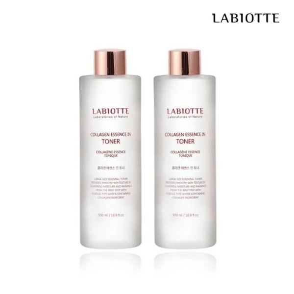 [라비오뜨] 콜라겐 에센스 인 토너 로즈골드 500ml x 2개 (업체별도 무료배송)
