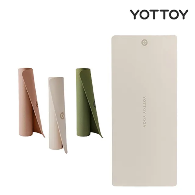 [YOTTOY] 요토이 이중 세균 억제 안밀리는 리얼 TPE 요가매트 스탠다드 (카라멜 브라운/ 베이지/ 그린 중 택1) (업체별도 무료배송)