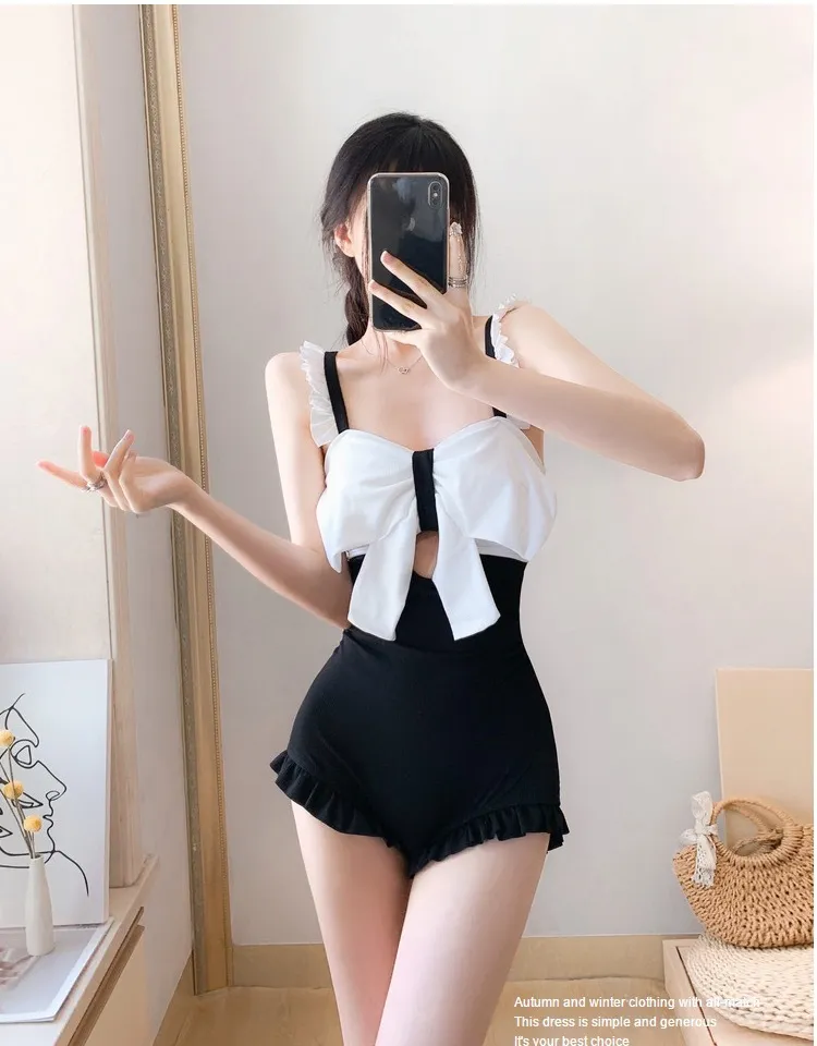 내 품 안에 리본 원피스 수영복 (업체별도 무료배송)