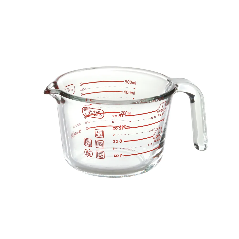 [아이락] 수퍼오븐글라스 멀티계량컵 500ML (RED/BLUE) (업체별도 무료배송)