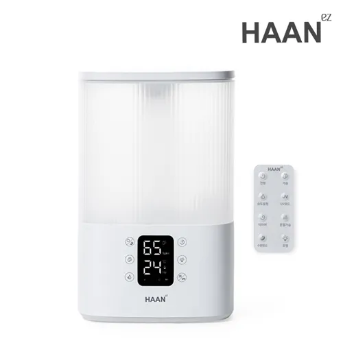 [한경희] 대용량 4L 자동습도조절 무드등 UV 리모컨 복합식 가습기 HAAN-HD1100P (업체별도 무료배송)