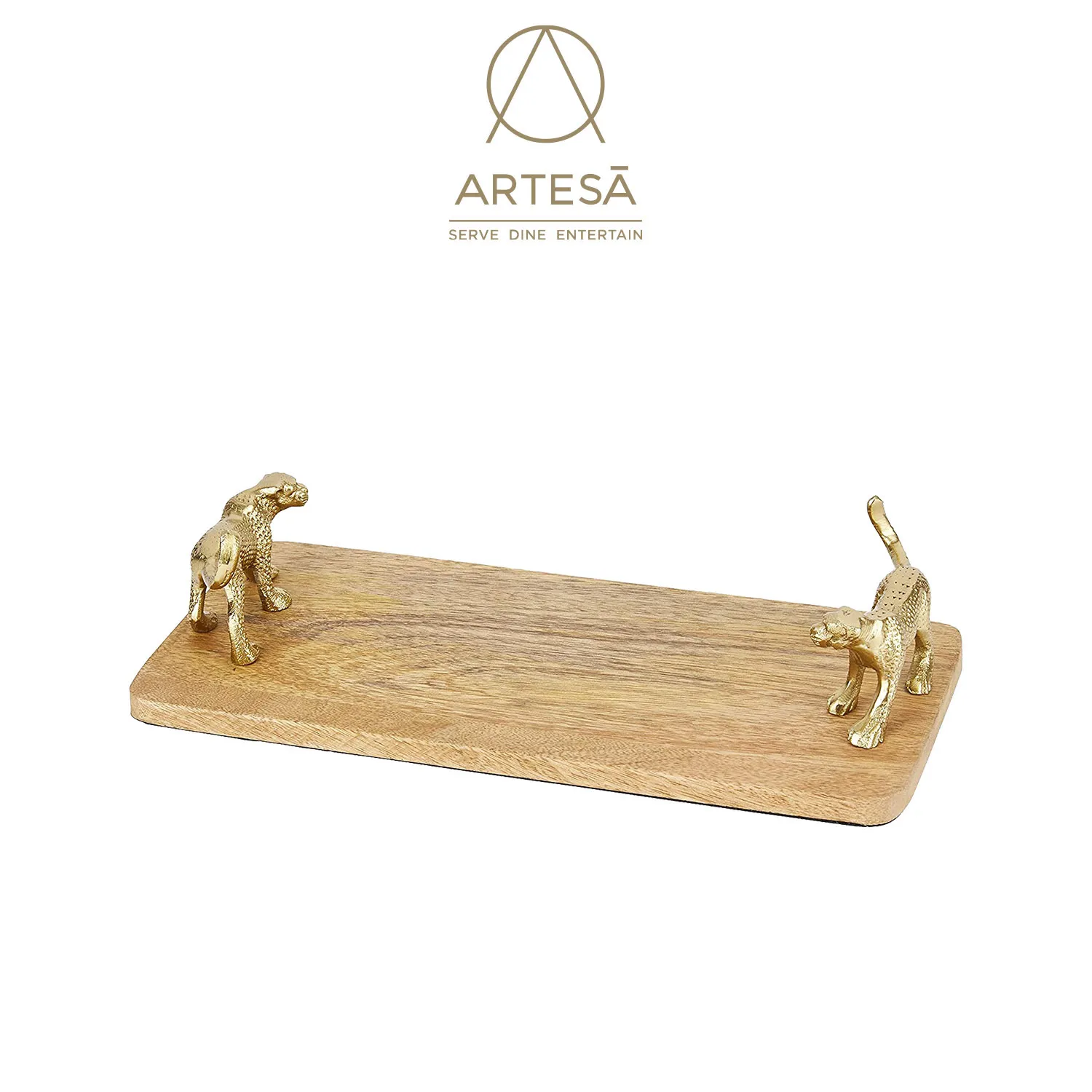 Artesa 레오파드 망고나무 서빙 보드 32x15cm(업체별도 무료배송)