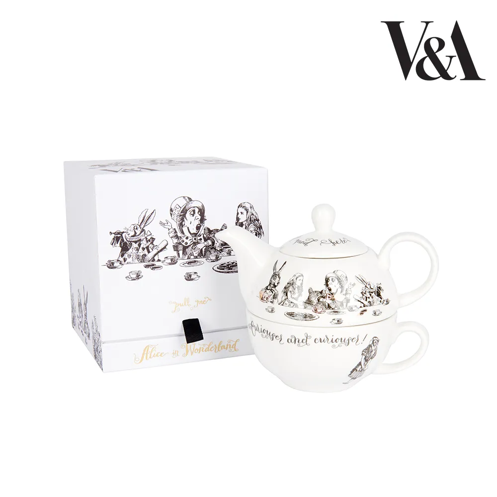 V&A 1인용 티팟(250ml)과 컵 세트(업체별도 무료배송)